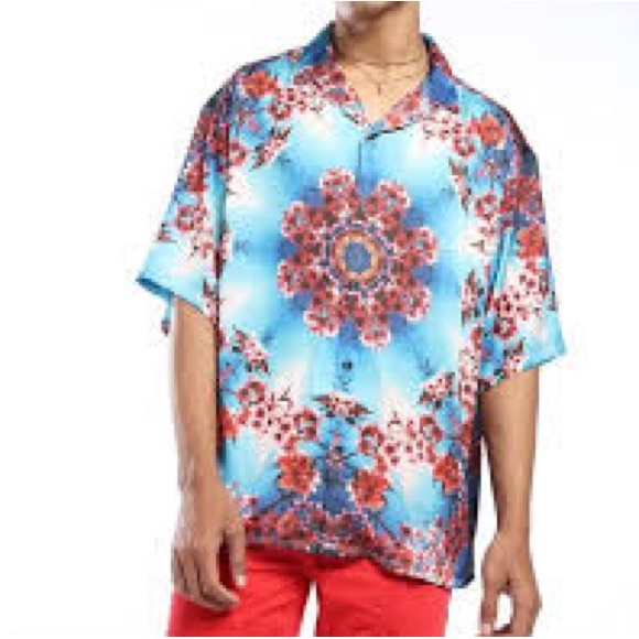 ASOS Other - ASOS- NWOT Floral Button Down Shirt Size Large